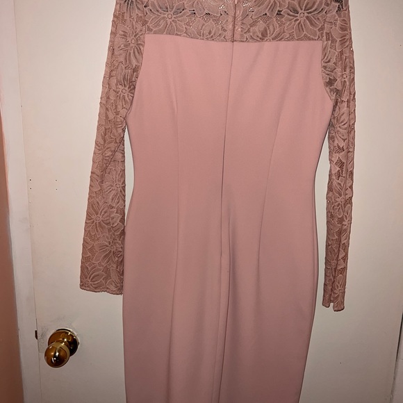 Dress Ivanka Thrimp , size 6, pink salmon, wore once for my daughter baptism, - Picture 2 of 4